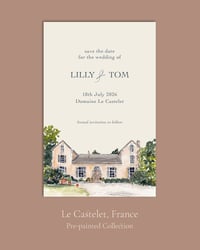 Image 2 of Le Castelet Watercolour Painting – Digital Download Wedding Venue Illustration