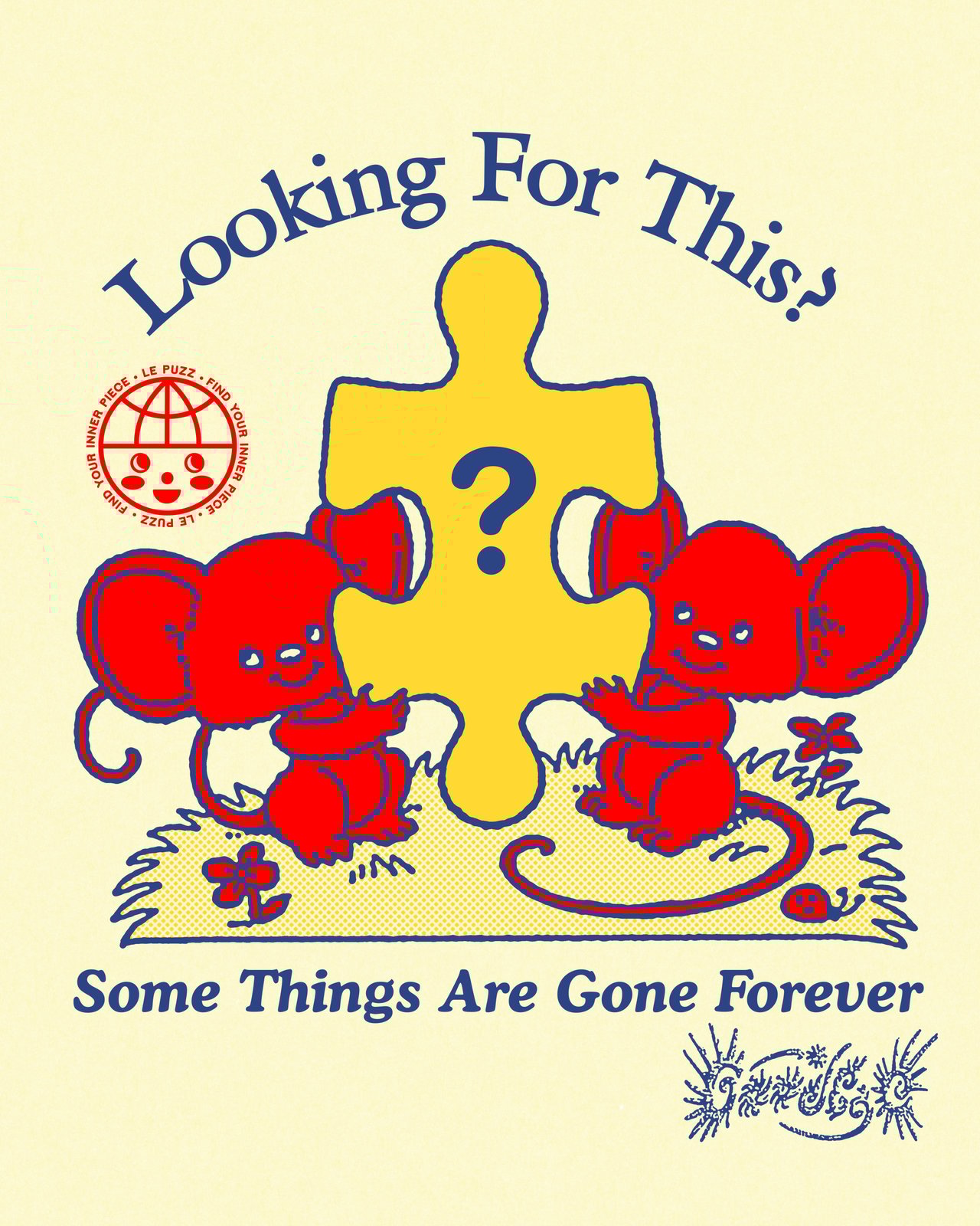 トップス pull_puzzle LE PUZZ 'Like A Puzzle' Long Sleeve Shirt | Goodbye Press