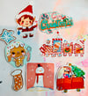 Cozy Christmas - sticker set
