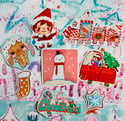 Cozy Christmas - sticker set