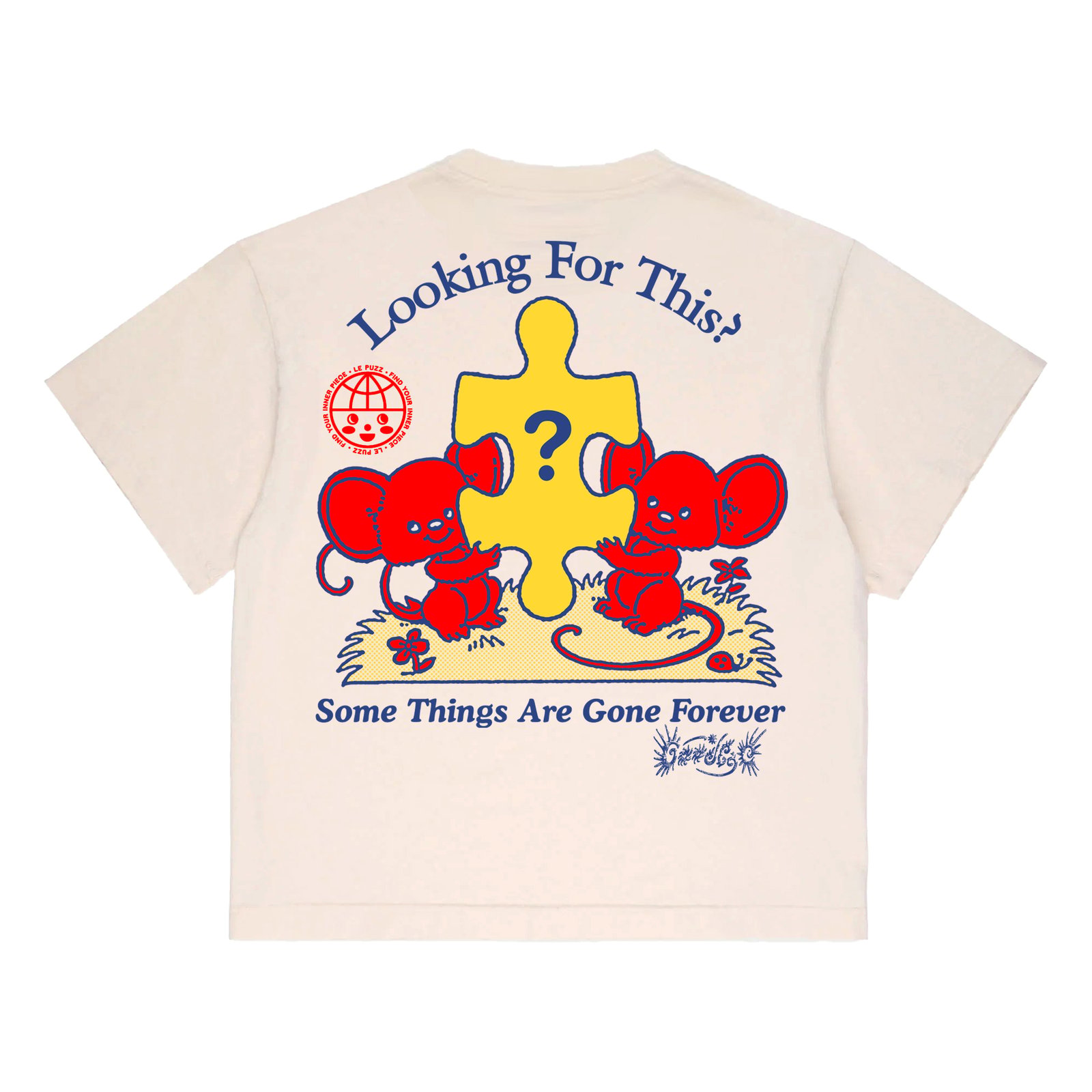 Just Because! グッズ LE PUZZ 'Like A Puzzle' Boxy Short Sleeve Shirt | Goodbye Press