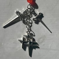 Image 3 of “Star-Crossed Steel” Edition Enemies-to-Lovers Handmade Bookmark