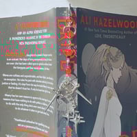 Image 6 of “Star-Crossed Steel” Edition Enemies-to-Lovers Handmade Bookmark