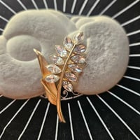 Image 2 of Vintage Leaf Brooch for Prosperity, Confidence &amp; Divine Flow