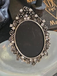 Image 3 of Black Mirror Brooch Divination Tool, Summoning, Witchcraft, Magick, and Occult Rituals, Meditatio...