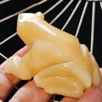 Image 4 of Carved Stone Money Frog – Abundance Altar Charm, Wealth Energy Talisman, Ritual Blessed Offering