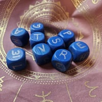 Image 2 of Spirit Dice Divination Tool for Spirit Communication, or Ritual Use – Blue Color