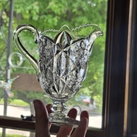 Image 3 of Moon Water Altar Vessel - Vintage glassware for altar decor and ritual use