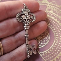 Image 3 of Ritual Talisman for Luck, Balance, Protection, Intuition | Witchcraft Skeleton Key Amulet