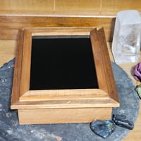 Image 5 of Black Scry Mirror Box Divination Tool for Witchcraft, Spirit Communication, Magick, Meditation or...