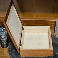 Image 6 of Black Scry Mirror Box Divination Tool for Witchcraft, Spirit Communication, Magick, Meditation or...