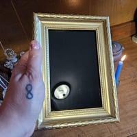 Image 5 of Black Scry Mirror Divination Tool for Witchcraft, Seance, Spirit Communication, Magick, Meditatio...