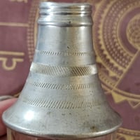 Image 7 of Vintage 1940s Aluminum &amp; Glass Salt Shaker | Altar Vessel for Ritual Herbs, Salts, or Ashes
