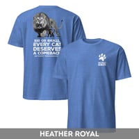 Image 2 of Every Cat Deserves a Comeback! Unisex T-shirt  |  Front and Back Design