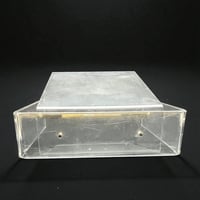 Image 12 of Porte-revue vintage David Lange pour Roche Bobois - Plexiglas et laiton - Années 70