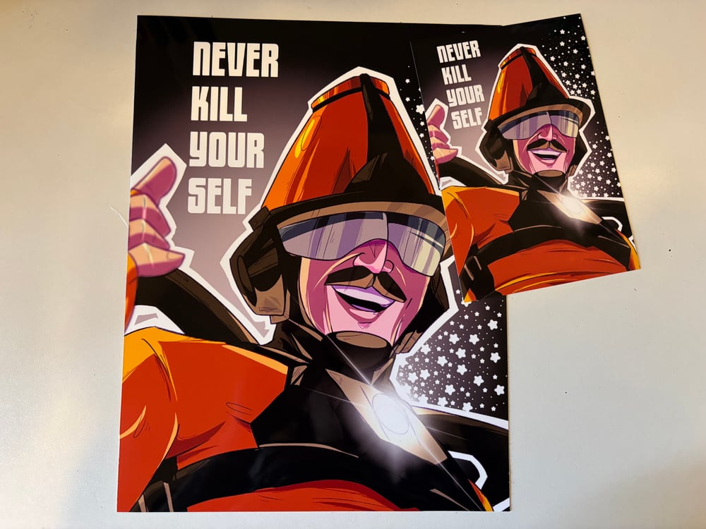Image of Doctor Sung “Never Kill Yourself” Print