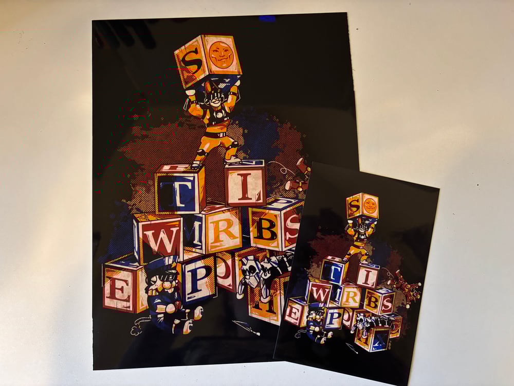 Image of TWRP Blocks Print