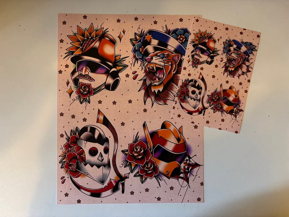 Image of TWRP Tattoo Headshot Print