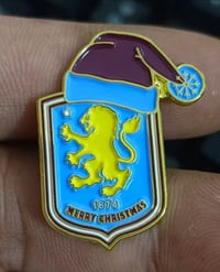 Villa Christmas badge 