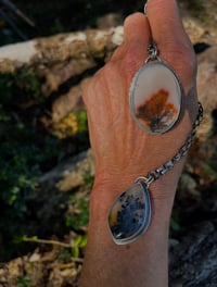 Image 4 of Ken River Dendritic Agate Pendant Sterling Silver 