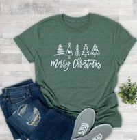 Merry Christmas trees t-shirt