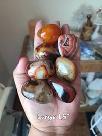 Image 5 of Sardonyx Palm Stone, Tumbled crystals