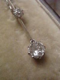 Image 6 of EDWARDIAN 18CT LARGE OLD CUT DIAMOND 1.70ct DROP EARRINGS