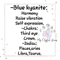 Image 2 of Blue Kyanite Gemstone Bracelet, Crystal bracelet