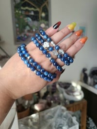 Image 3 of Blue Kyanite Gemstone Bracelet, Crystal bracelet