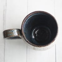 Image 9 of Pressed Maple Leaves Nature Mug, 12 Ounce Rustic Pottery Mug, Made in USA