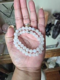 Image 5 of Rainbow Moonstone Bracelet, Gemstone Healing Jewelry