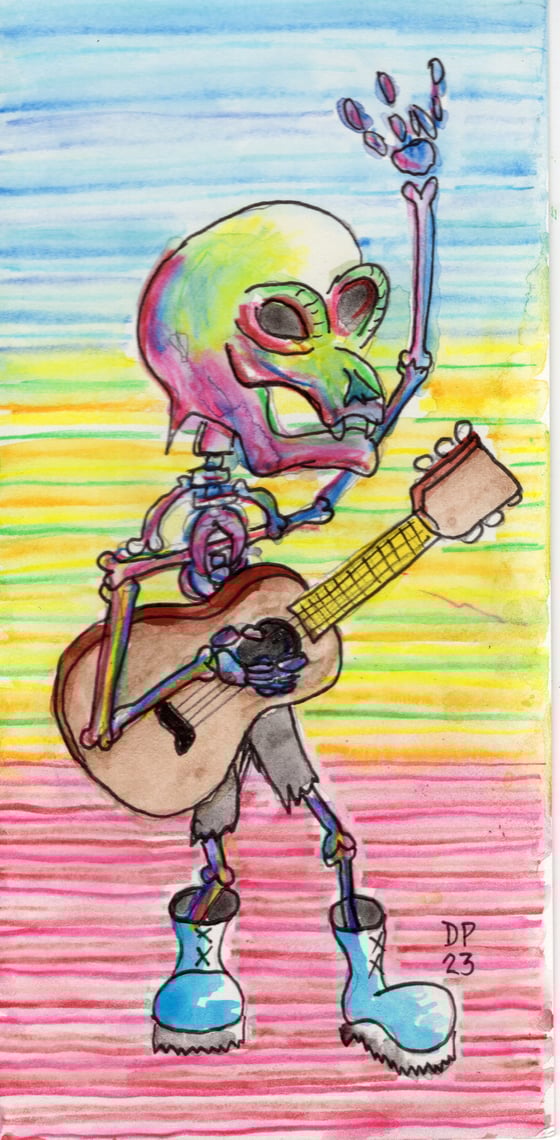 Image of Striped Skeleton Strummer