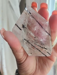 Image 1 of Black tourmaline in quartz, Crystal freeform