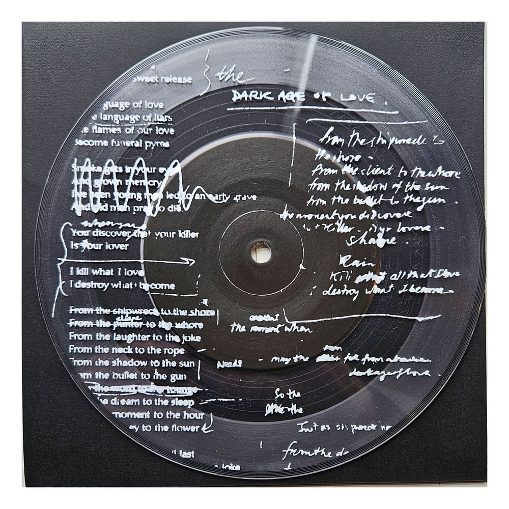 COIL - The Dark Age Of Love / Limited 7 inch - PROMO CLEAR VINYL