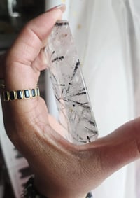 Image 4 of Black tourmaline in quartz, Crystals for protection 