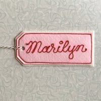 Image 1 of Custom Chainstitched Gift Tags