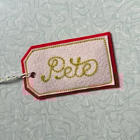 Image 3 of Custom Chainstitched Gift Tags
