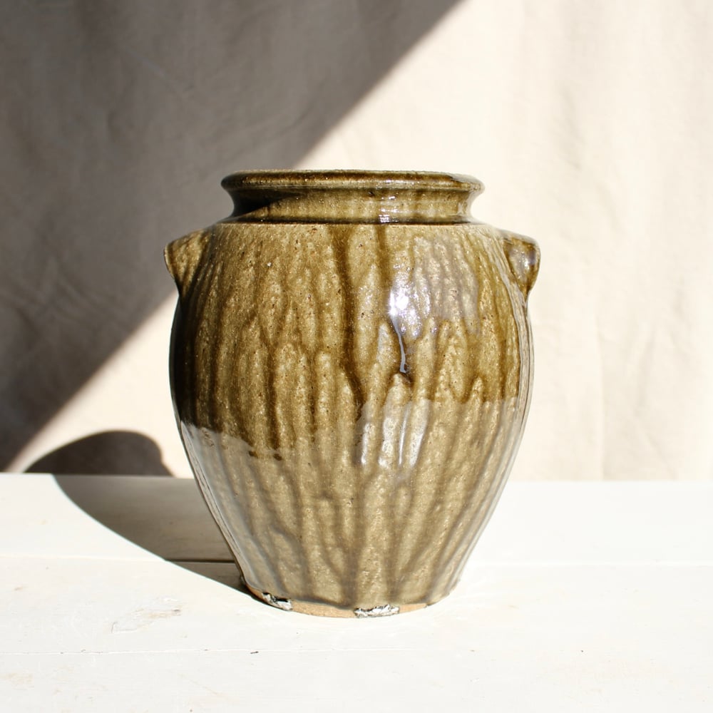 Image of Cinder glaze jar