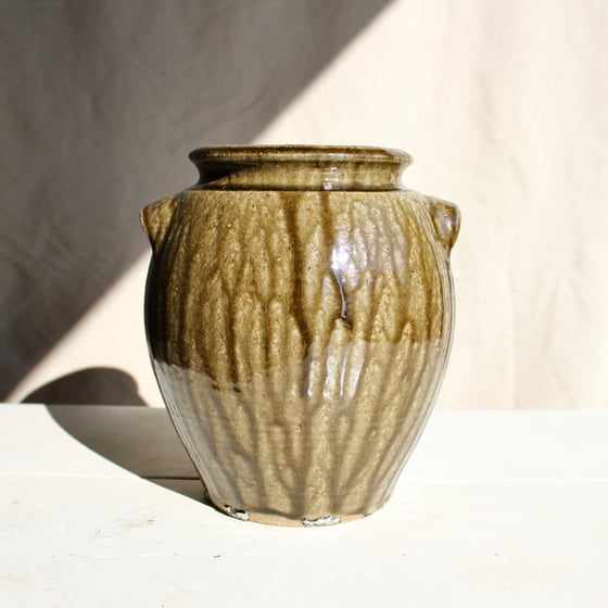 Image of Cinder glaze jar