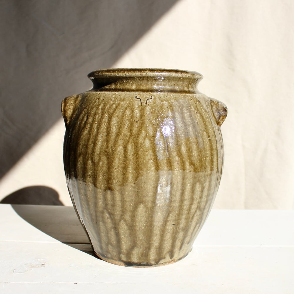 Image of Cinder glaze jar