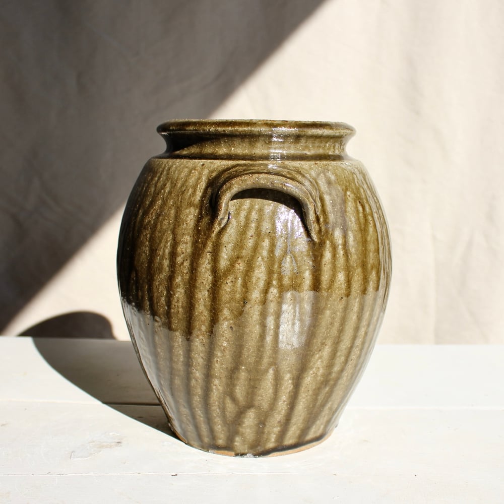 Image of Cinder glaze jar
