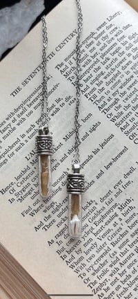 Image 2 of Snake Skin Curiosity Vial Necklaces