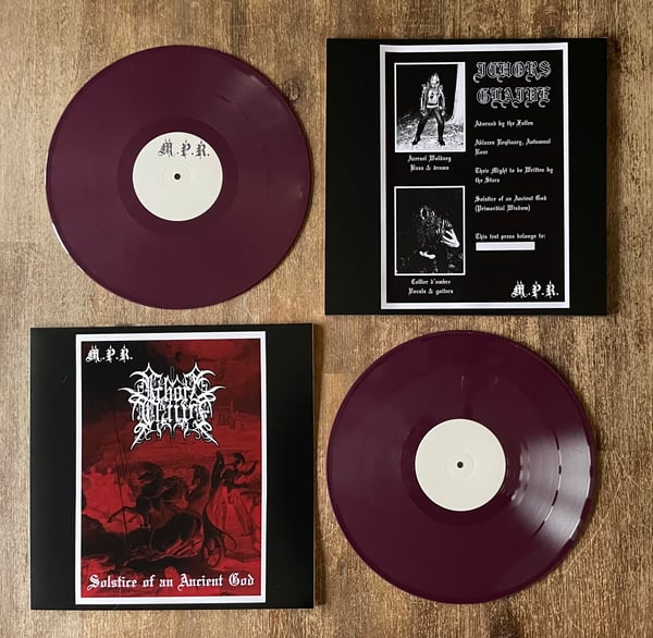 Image of ICHORS GLAIVE - Solstice of an ancient god Test Press