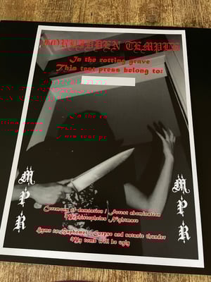 Image of FORBIDDEN TEMPLE - In the rotting grave LP Test Press