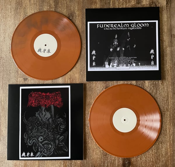 Image of FUNEREALM GLOOM Catachthonium mysteriis LP Test Press