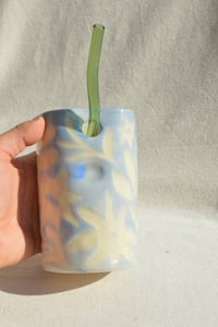 Image 2 of The SoulShine Co. Grip Straw Cup - Winter Sky