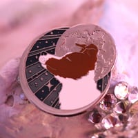 Image 1 of Laika the Cosmonaut Dog Enamel Pin