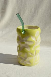 Image 14 of The SoulShine Co. Wavy Straw Cup - Chartreuse