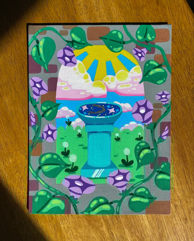 Over the Garden Wall - original painting Image 2