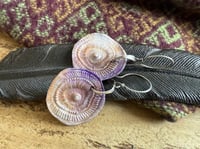 Image 1 of In Lilac . Organic porcelain earrings